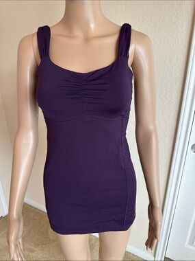 Lululemon Sleek Ruched Tank  in Deep Plum Size 4